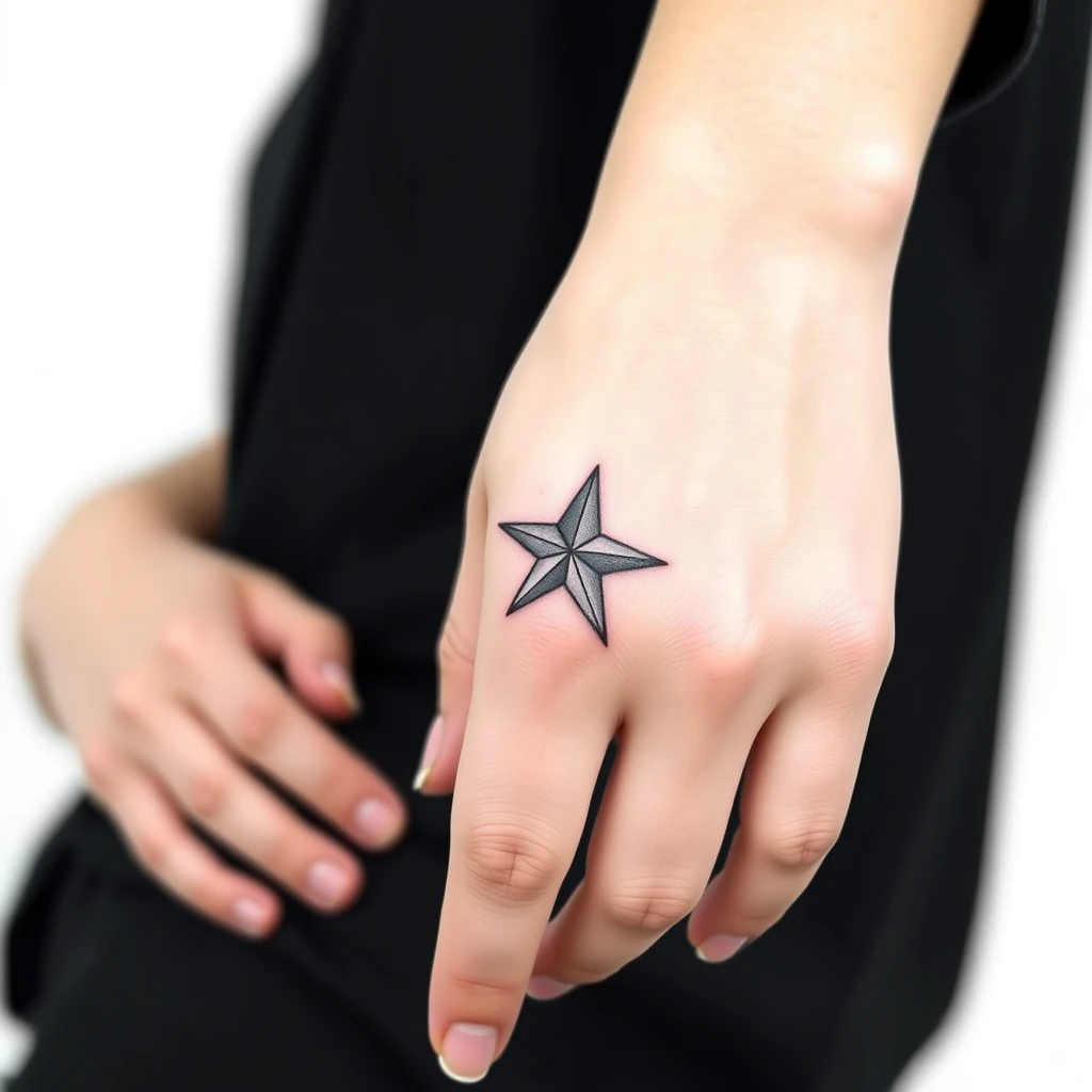 Nautical star tattoo