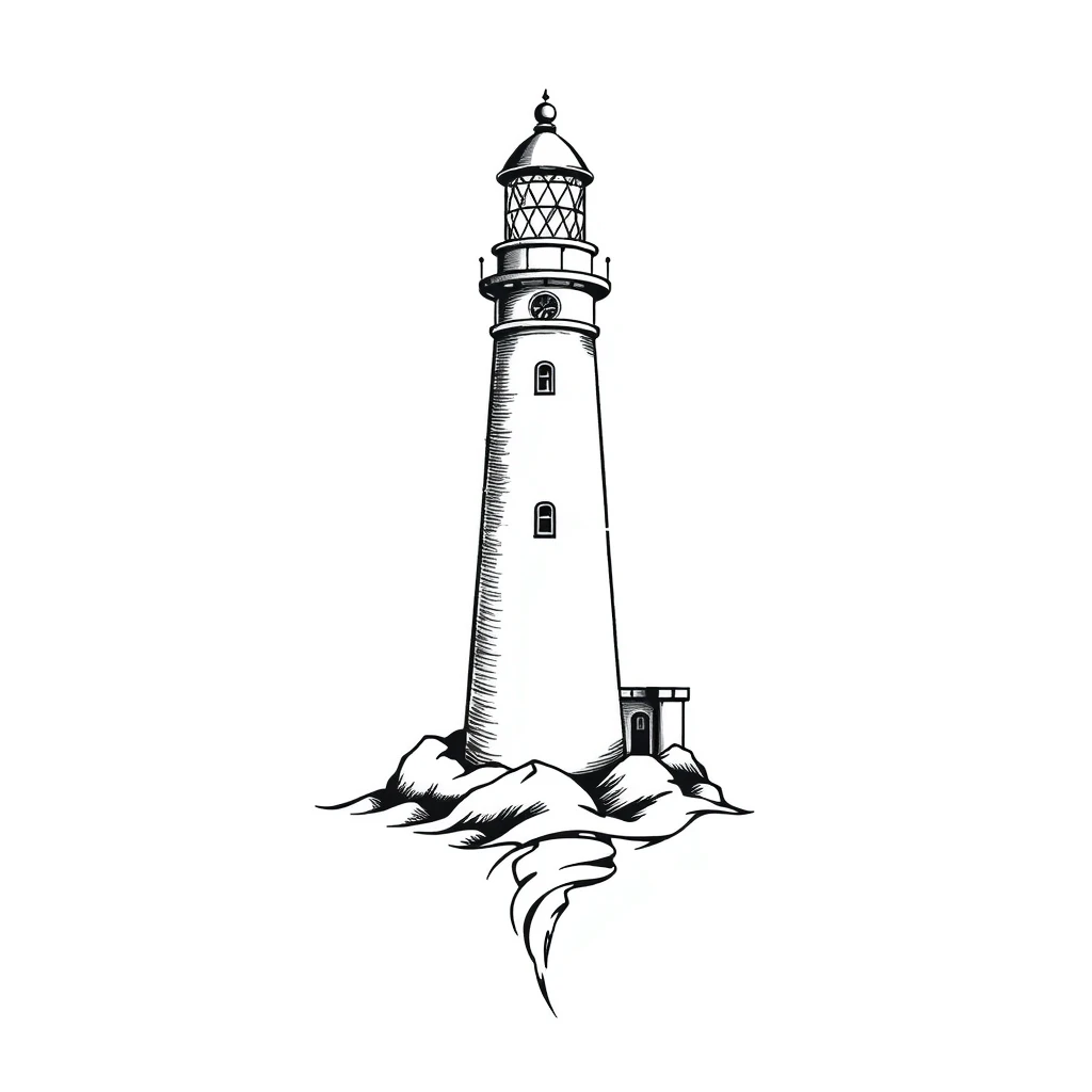 Lighthouse tattoo