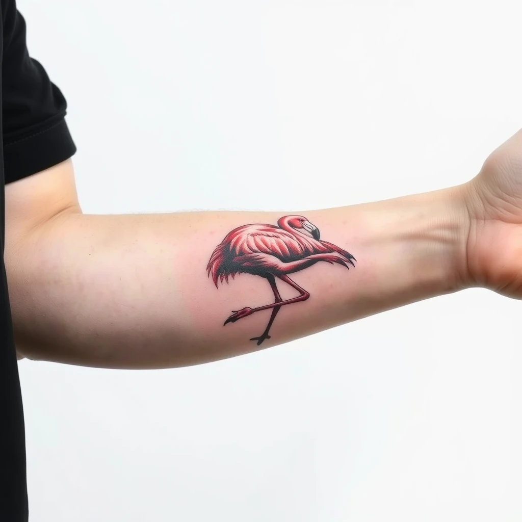 Flamingo tattoo