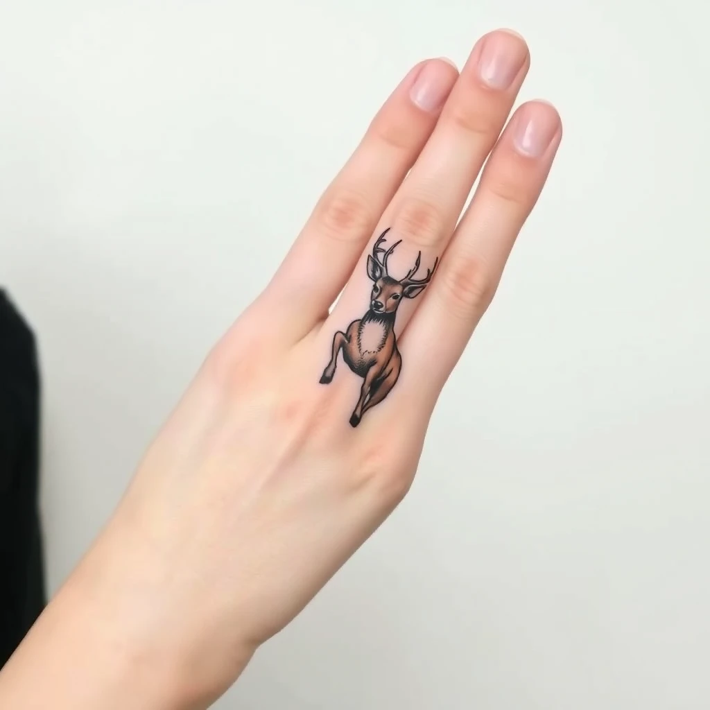 Deer tattoo