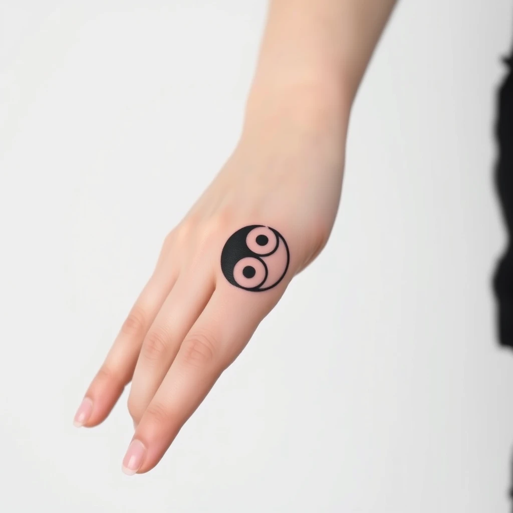 Yin and yang tattoo