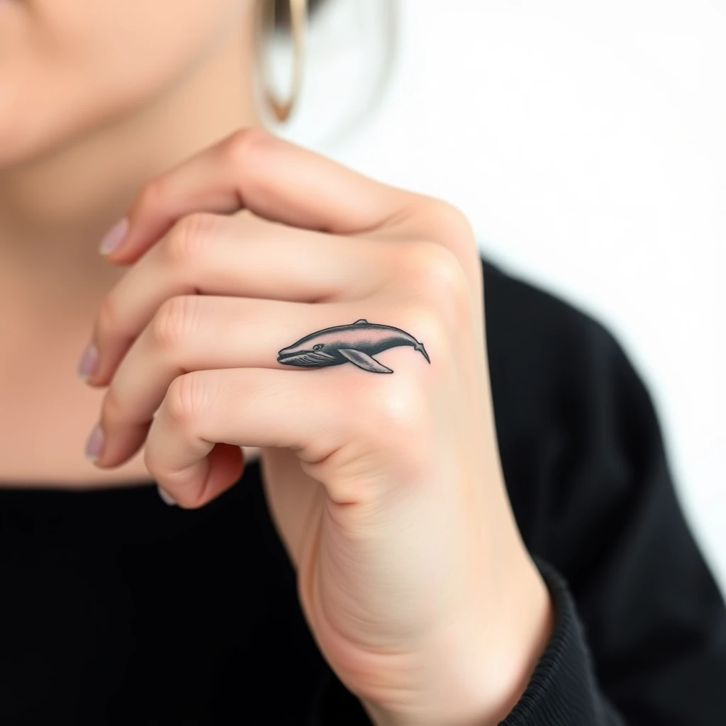 Whale tattoo