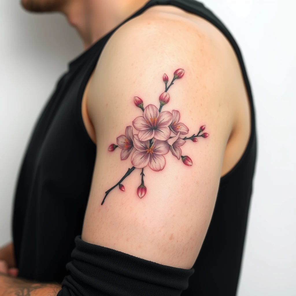 Cherry blossom tattoo