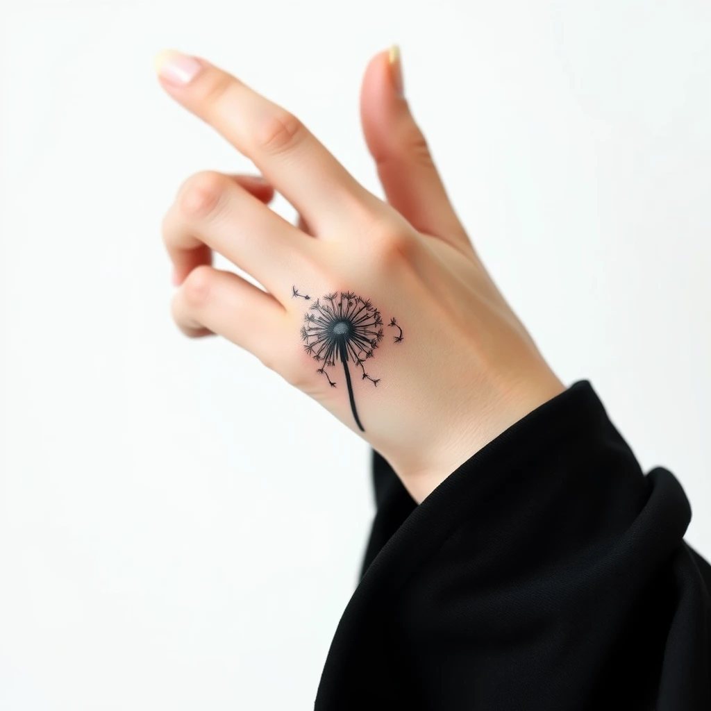 Dandelion tattoo