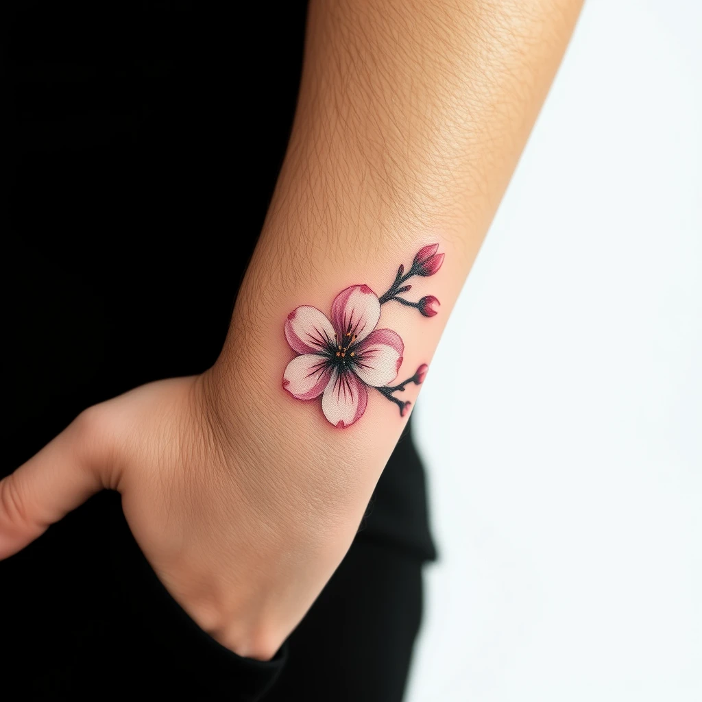 Cherry blossom tattoo