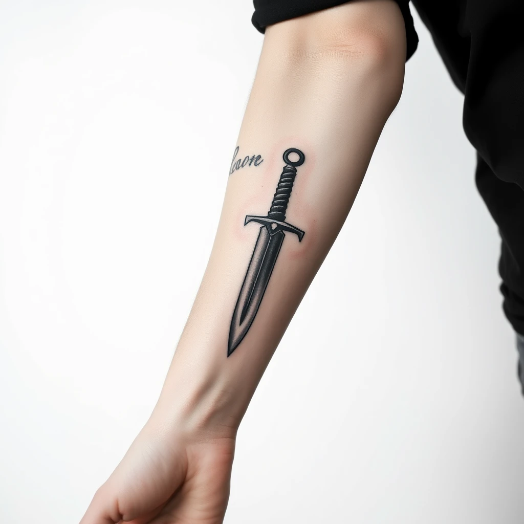 Dagger tattoo